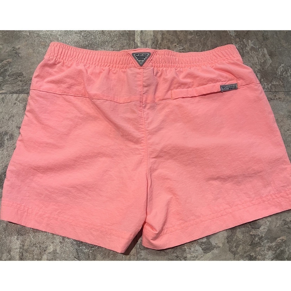 Columbia PFG Girls Shorts S 7/8 Pink Omni-Shade Fishing Outdoor UV Protection - Picture 4 of 7